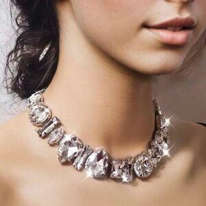 Crystal decor necklace S211